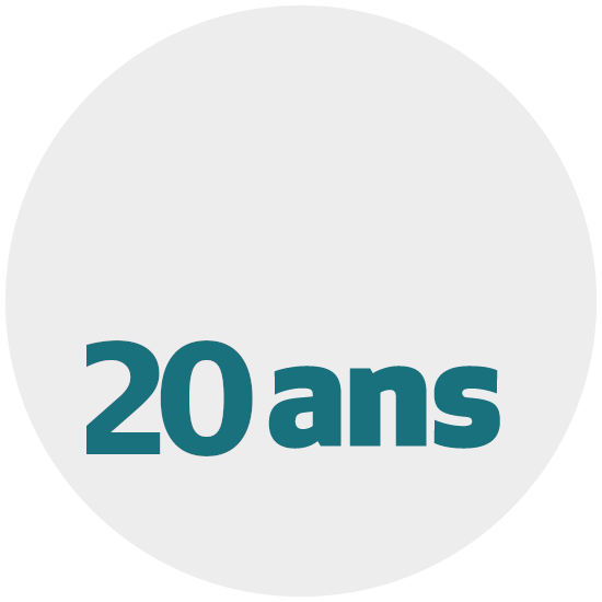 Depuis 20 ans
